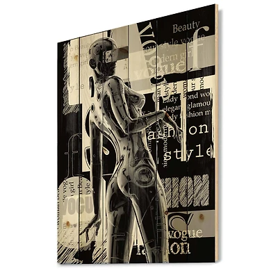 Designart - Monochrome Cyborg Body I