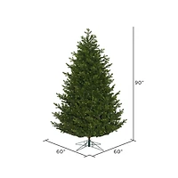 7.5ft. Pre-Lit Eagle Fraser Full Artificial Christmas Tree, Warm White Dura-Lit® LED Lights