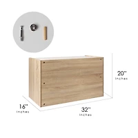 32" Shoe Rack Bench Storage Unit