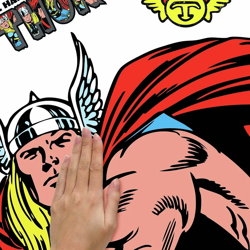 RoomMates Marvel Classic Thor Comic Peel & Stick Giant Wall Decal