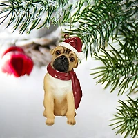 3.5" Pug Holiday Dog Ornament