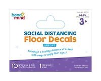 Hand2mind® Social Distance Arrows Floor Decals, 10ct.