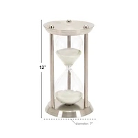 12'' Silver Metal Glam Timer