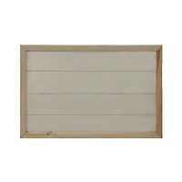 17" Gray Wood Rectangle Plaque by Make® Market