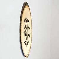 Wilson 3ft. Basswood Elongated Round Slice, 2ct.