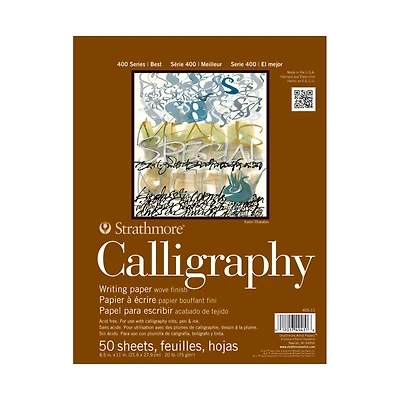 Strathmore® 400 Series 8.5" x 11" Calligraphy Paper Pad