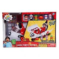 Jada Toys® Ryan's World™ Panda Airplane Set with 6 Figures