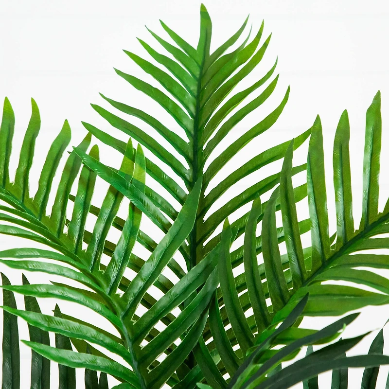 3ft. UV Resistant Artificial Double Robellini Palm Tree (Indoor/Outdoor)