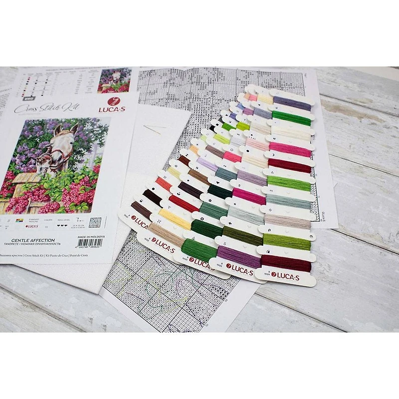 Luca-s Gentle Affection Counted Cross Stitch Kit