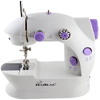 Haitral™ Lavender Flex-Speed Double-Thread Cordless Easy Sewing Machine with Pedal