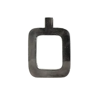 Black Aluminum Contemporary Vase