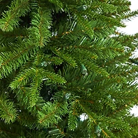 3ft. Pre-Lit Finland Fir Artificial Christmas Tree in Decorative Planter, Warm White Lights