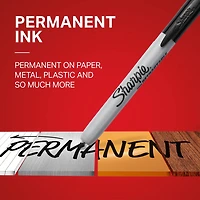 Sharpie® Fine Point Black Retractable Permanent Markers, 2ct.