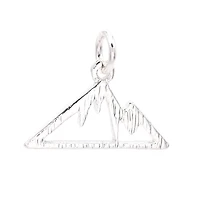 Silver Plated Mountain Charm by Bead Landing™