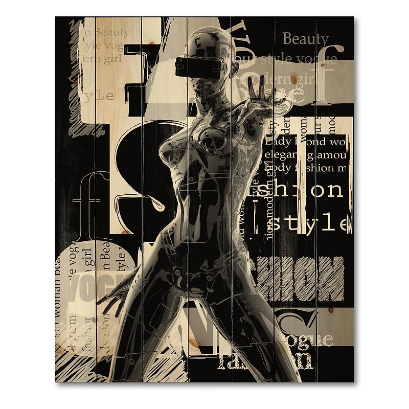 Designart - Monochrome Cyborg Body II