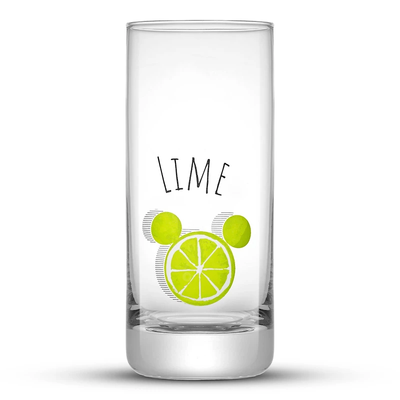 JoyJolt® Disney® 14.2oz. Mickey Mouse Citrus Tall Drinking Glass, 4ct.