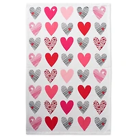 DII® Hearts Collage Printed Dishtowels, 2ct.
