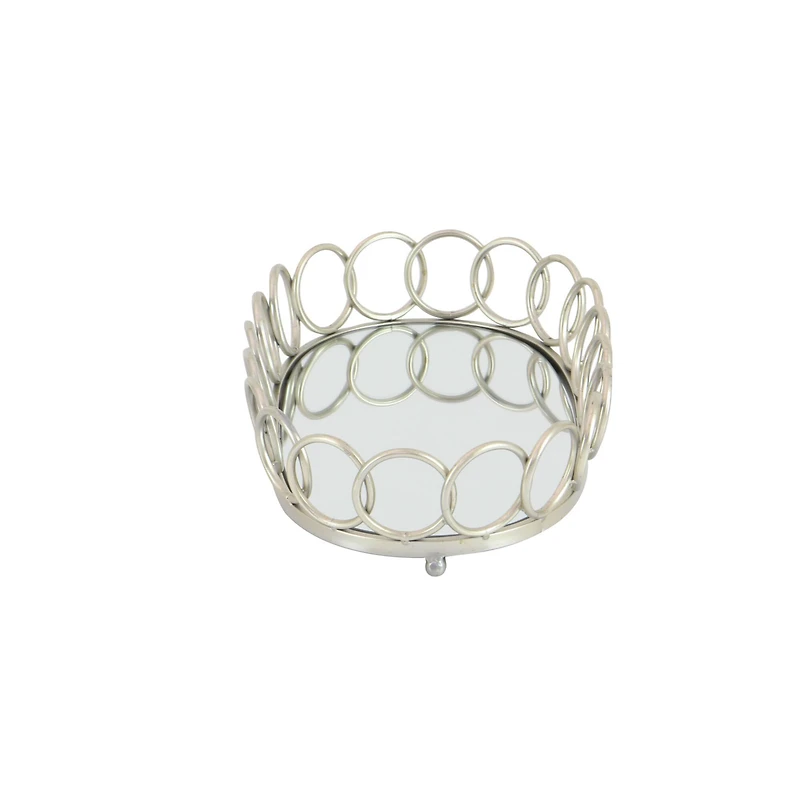 Silver Glam Tray Set