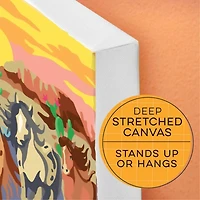 Bright Stripes iHeartArt Wild Horses Paint by Numbers Activity Kit