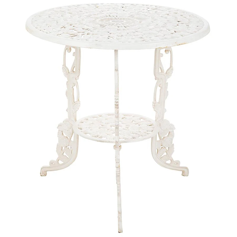 Design Toscano 24" Villa Ravello Rose Garden Cast Iron Bistro Table
