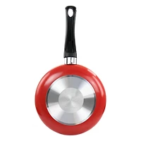 Oster Luneta 9.5" Red Aluminum Nonstick Frying Pan
