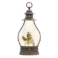 15.5" LED Holy Family Snow Globe Lantern