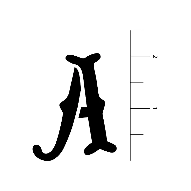 2" Summer Camp Alphabet Stencils by Craft Smart®