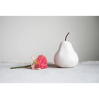 Hello Honey® 5" Decorative White Stoneware Pear