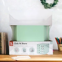 Xyron® Mint Green 4 Drawer Click N Store Storage Box
