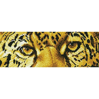 Diamond Dotz® Intermediate Leopard Spy with Frame Diamond Painting Kit