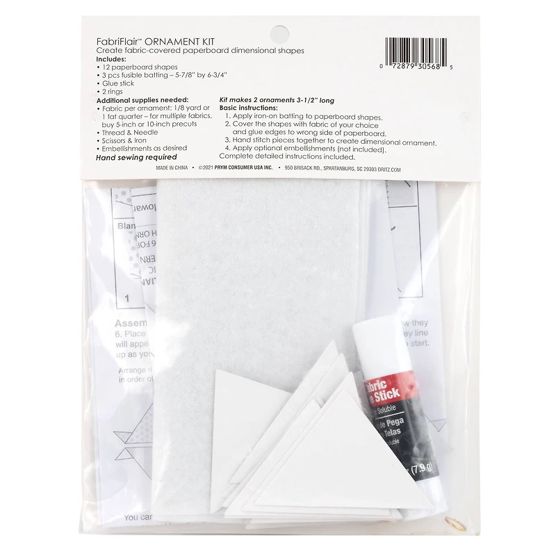Dritz® FabriFlair 3.5" Trilliant Pattern Ornament Kit