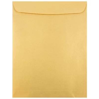 JAM Paper 10" x 13" Gold Stardream Metallic Gum Closure Envelopes, 10ct.