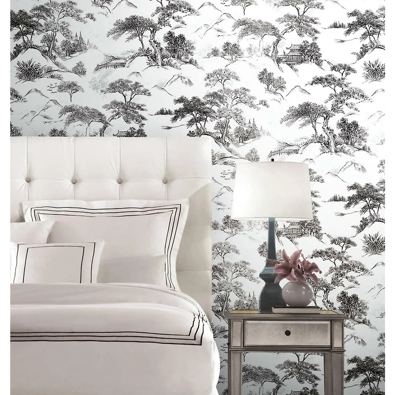 RoomMates Oriental Toile Peel & Stick Wallpaper