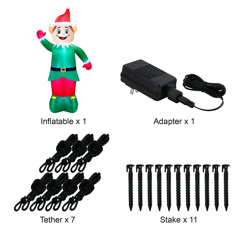 20ft. Airflowz Inflatable Colossal Elf