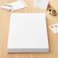 White Gold 8.5" x 11" Shimmer Cardstock Paper by Recollections™, 100 Sheets