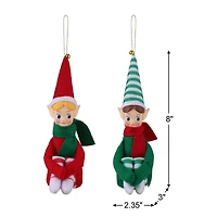 Mr. Christmas Recordable Knee Hugger Elves Set