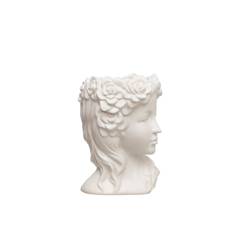 7.5" Head Bust Ceramic Planter by Ashland®