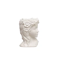 7.5" Head Bust Ceramic Planter by Ashland® 