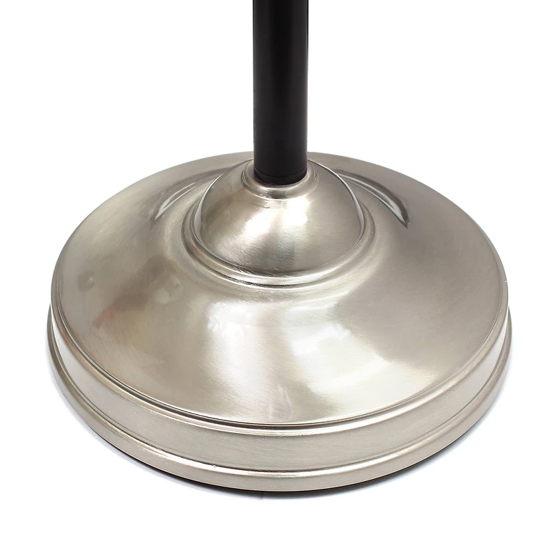 Lalia Home Malbec Black and Nickel Lamp Set