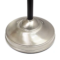 Lalia Home Malbec Black and Nickel Lamp Set