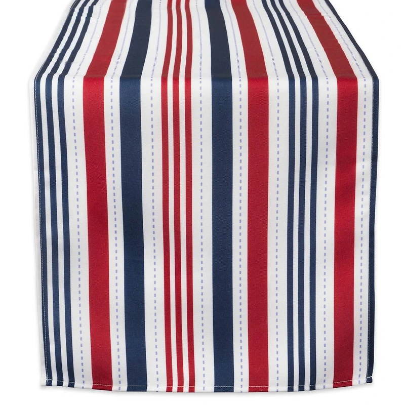 DII® 108" Patriotic Stripe Outdoor Table Runner