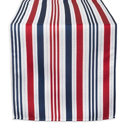 DII® 108" Patriotic Stripe Outdoor Table Runner