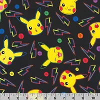 Pokémon™ Rainbow Pikachu Toss Cotton Fabric
