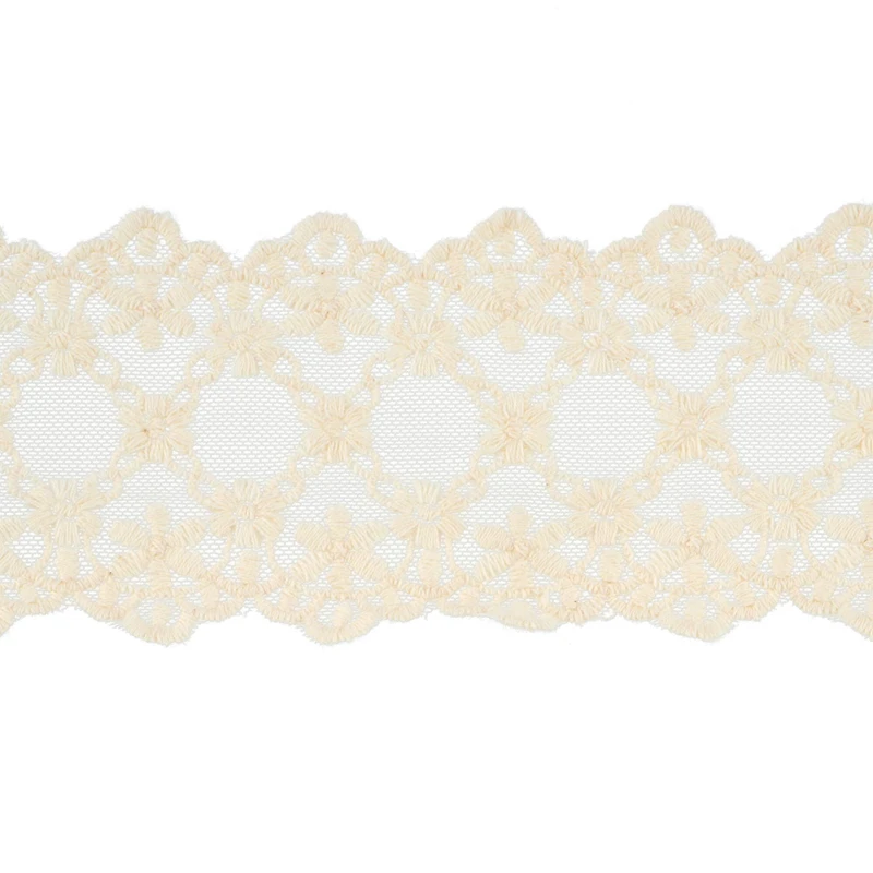3" Ivory Embroidered Lace Trim by Celebrate It®
