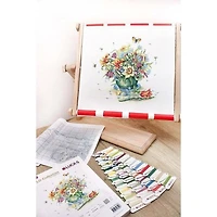 Luca-s April Bouquet Counted Cross Stitch Kit