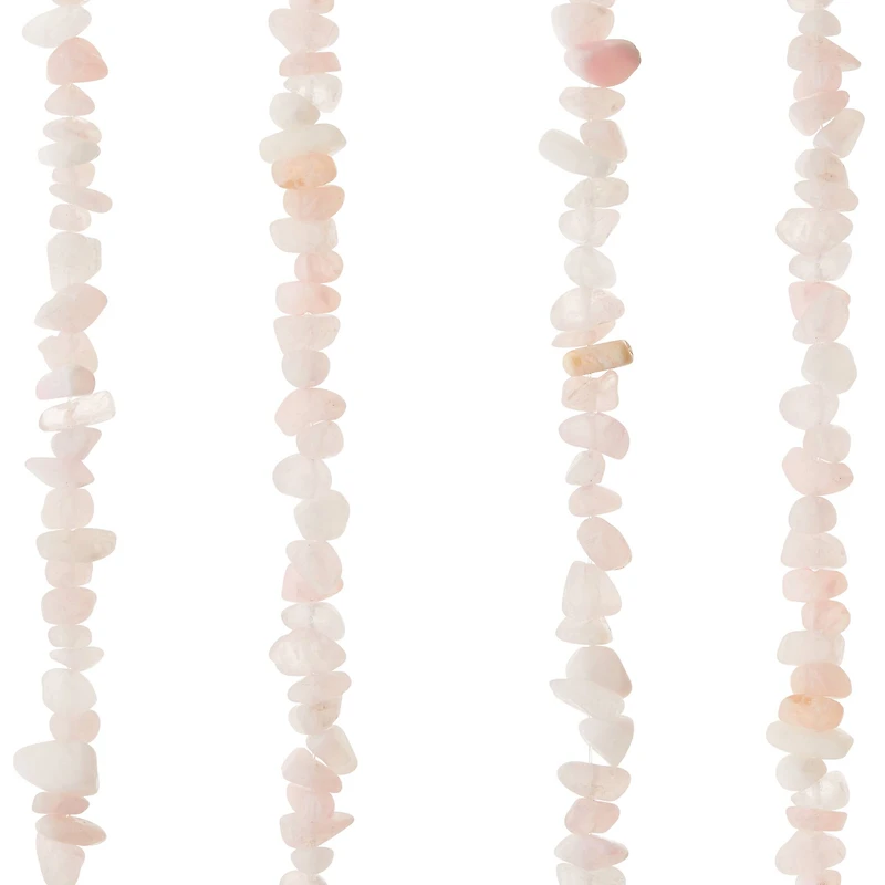 12 Pack: Rose Quartz Chip Beads by Bead Landing™