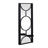 CosmoLiving by Cosmopolitan Black Metal Modern Wall Sconce