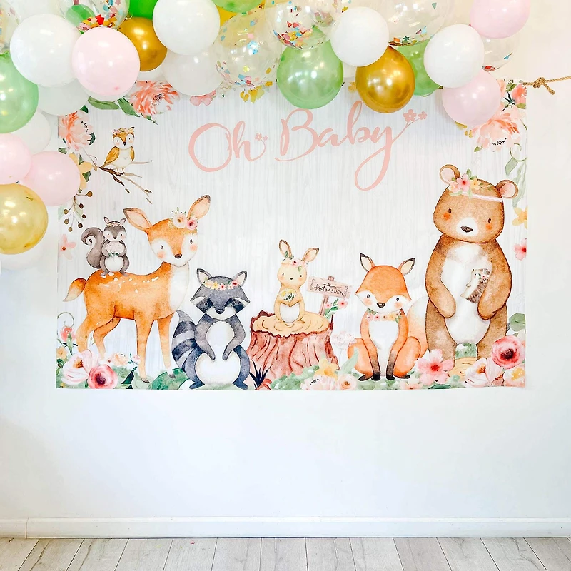 Kate Aspen® Woodland Baby Shower Photo Backdrop