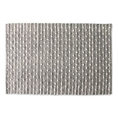DII® Mineral Gray Recycled Cotton Loop Rug, 2ft. x 3ft.