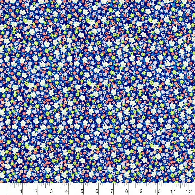 12 Pack: Floral Printed Fabric Bundle by Loops & Threads™